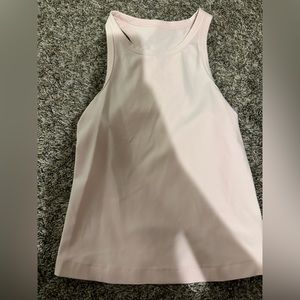 baby pink lululemon Align Waist-Length Racerback Tank Top- size 2